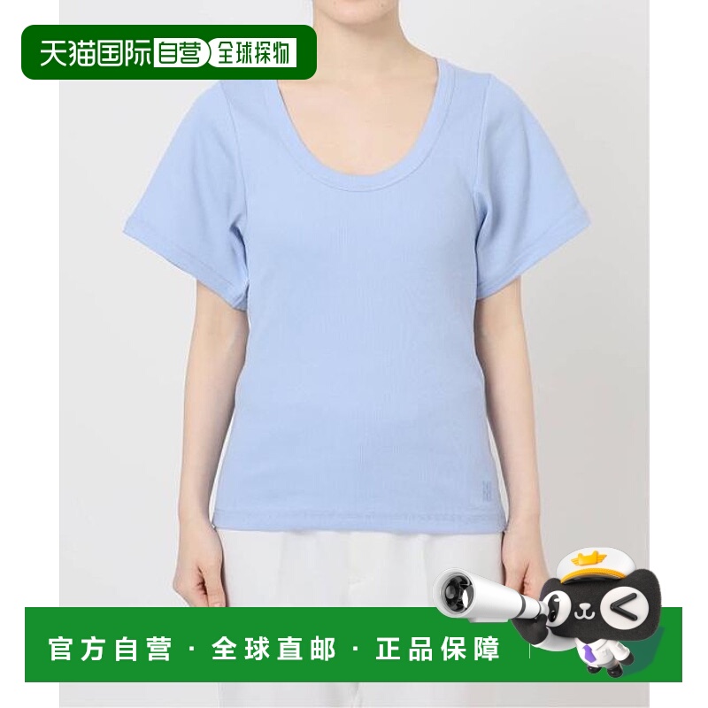 1h可退 日本直邮NOBLE BY MALENE BIRGER/玛琳比尔格 修身圆领T恤