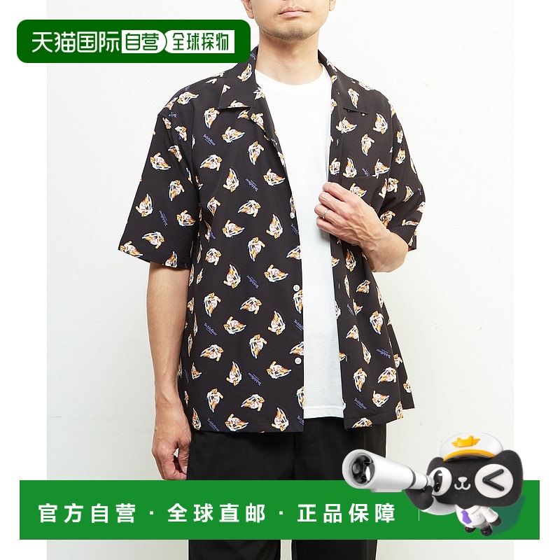 1h可退 日本直邮MEN'S MELROSE 男士Teddy Bear图案衬衫 A0457FB4