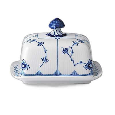 【日本直邮】ROYAL COPENHAGEN 黄油盘 皇家哥本哈根 蓝花纹 简约