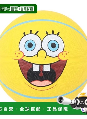 日本直邮SPALDING 海绵宝宝笑脸橡胶5号儿童篮球 85128J