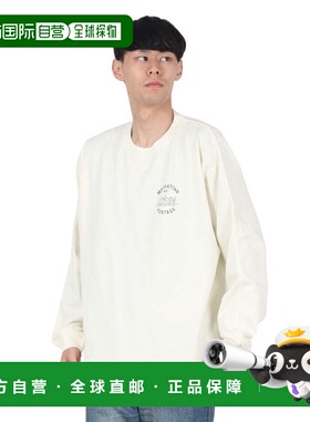 日本直邮ManhattanPortage 男士长袖印花T恤 24FW-MP-M592 象牙色