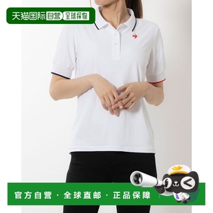衫 女士机能 polo QMWXJA40 Helanca 日本直邮 防晒半袖