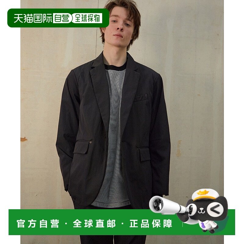 1h可退 日本直邮NUMBER (N)INE 男女同款1钮高密度聚酯休闲西装 S