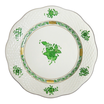 日本直邮HEREND 赫伦德 AV 紫藤绿 盘子 19cm 517