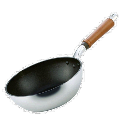 【日本直邮】Hokuriku Alumi北陆铝 深型炒菜锅 22cm 轻量 A-0254