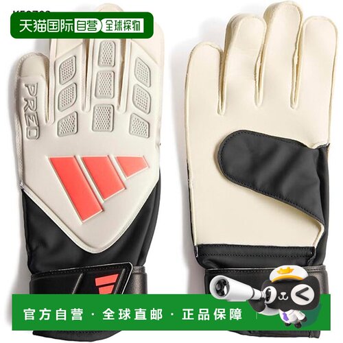 日本直邮adidas PRED GL TRN 足球守门员手套 TA496 黑色 男女款