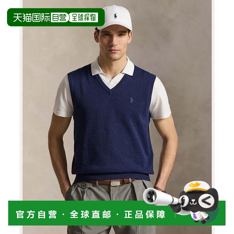 日本直邮Ralph Lauren 拉夫劳伦高尔夫 RLX 高性能棉混纺毛衣背心
