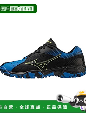 【日本直邮】Mizuno美津浓 运动鞋 黑x黄x蓝  22.5cm 3E  X1GD185