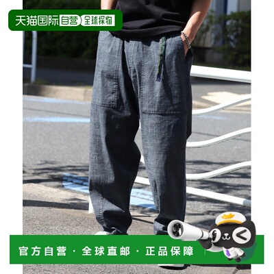 日本直邮GERRY 绘画格纹气球宽松长裤 079270/7927