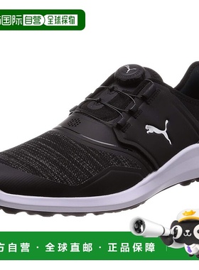 【日本直邮】彪马 Ignite NXT Disc 男士高尔夫球鞋 黑色/银/白色