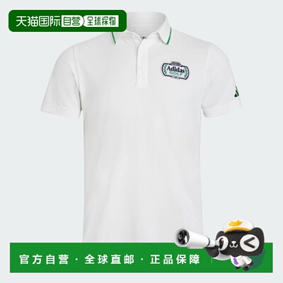 日本直邮adidas 阿迪达斯 CHIP 背面印花短袖 Polo 衫