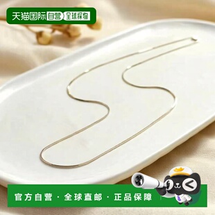 1h可退 日本直邮COCOSHNIK K10 紧凑链项链蛇骨链