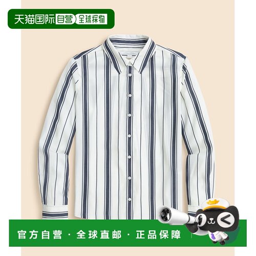 日本直邮BROOKS BROTHERS 女装 莱赛尔条纹衬衫 P26支付后1h可退