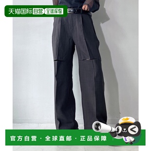 1h可退 日本直邮AS KNOW AS plus 女士高腰裙摆开叉长裤 QD0740