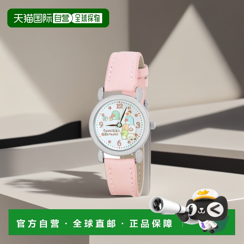 【日本直邮】J AXIS日韩腕表角落生物皮革表带手表腕表粉色