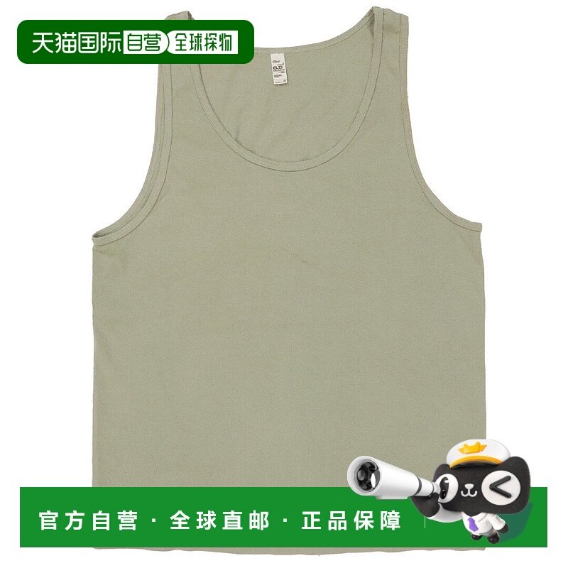 日本直邮Los Angeles Apparel男士 6.5 盎司成衣染色无袖背心基本