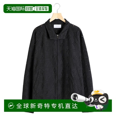 1小时内可退 日本直邮UNUSED 男士现代蕾丝刺绣拉链夹克 US2505