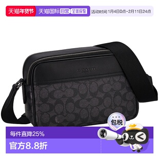 日本直邮 Coach蔻驰男士斜跨包时尚潮流百搭CV921男款斜挎包男包