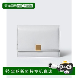 Prisma 日本直邮MARNI 女士迷你皮革零钱包 三折钱包 PFM TRIFOLD