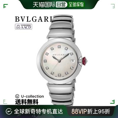 【99新未使用】日本直邮BVLGARI Lveca 自动上链女士LU36WSSD/11