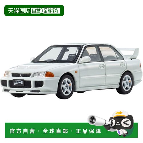 【日本直邮】京商原装 1/43 三菱蓝瑟 Evolution III 白色（成品