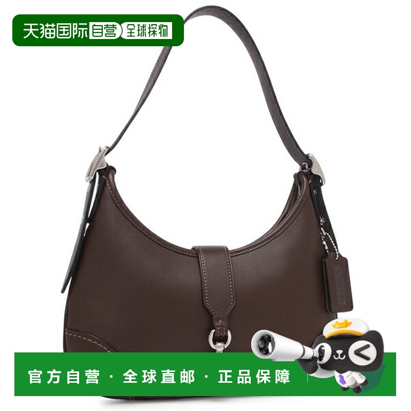 日本直邮Coach Hamptons Hobo 单肩包棕色女士 CW642 LHMPL