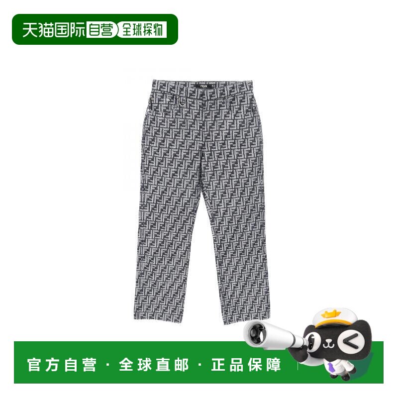 日本直邮中古Fendi芬迪男A级95新denim pants牛仔裤棉裤子蓝色BRA