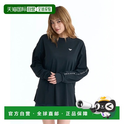 日本直邮ROXY 洛琪希 女士 HISTORICAL LOGO 长袖T恤 黑色