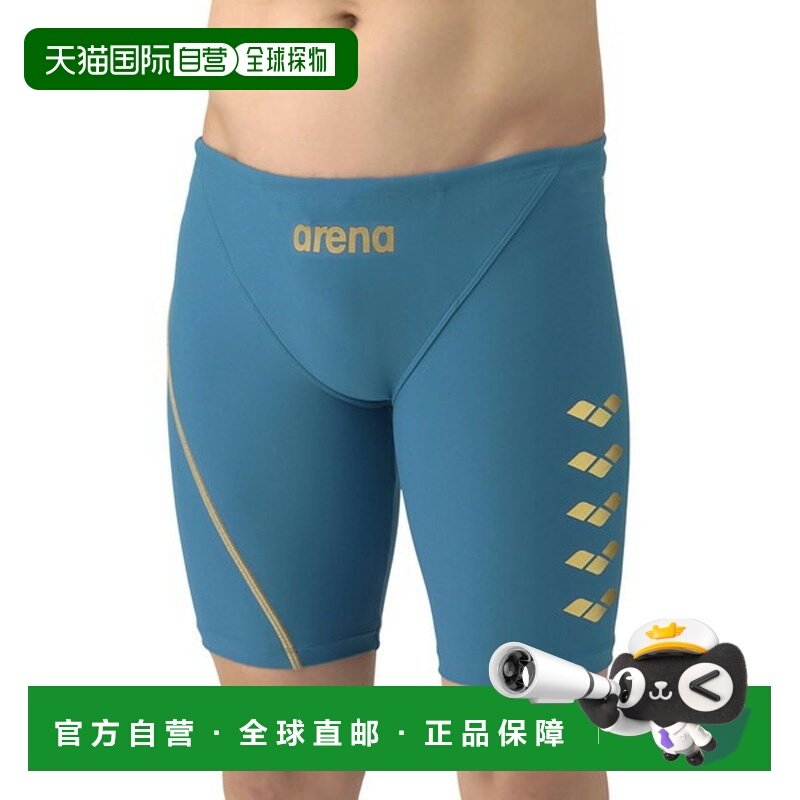日本直邮ARENA 男士半腿训练紧身衣适用于竞技游泳 (AS6SWM08M-BL,运动/瑜伽/健身/球迷用品,男士泳衣,淘宝优惠券,粉丝福利购,淘宝优惠卷