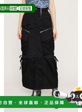 日本直邮SLY 女士网眼拼接直筒半裙 030HAZ310101半身裙a字裙