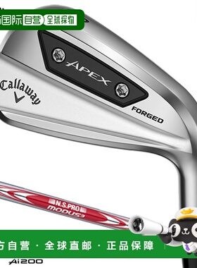 日本直邮Callaway APEX Ai200 铁杆6 件套（5-9 号铁杆P 杆）男士