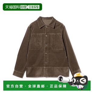 1h可退 日本直邮QUATTROCCHI 男装 细条纹弹力灯芯绒 夹克 宽松复