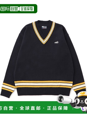 1h可退 日本直邮j.n.r.d 男士条纹V领套头针织衫 2025AAOM05110