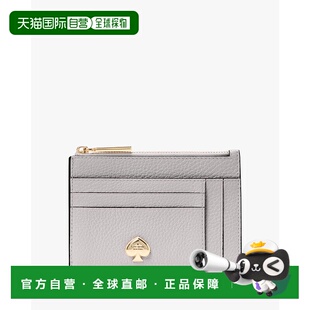 1h可退 日本直邮kate spade new york 男女同款 铂金纹长款卡夹 K