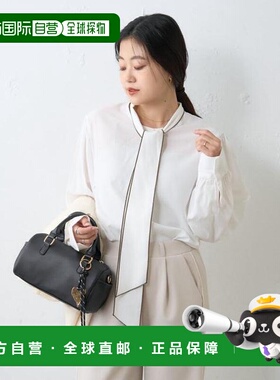 日本直邮官方授权 CIAOPANIC TYPY 配色滚边蝴蝶结领衬衫