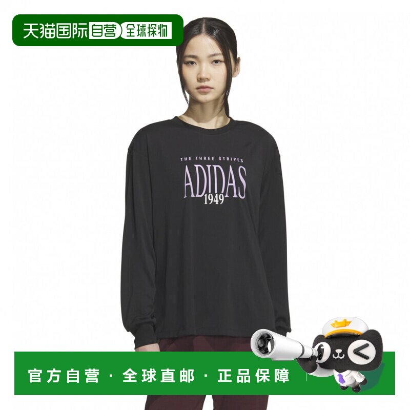 日本直邮adidas 女士机能长袖T恤 GRFX [KA0979 KA0980 KA0981] T