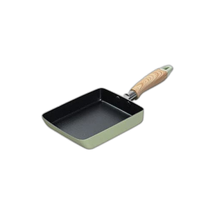 【日本直邮】Pearl Metal珍珠金属 煎蛋锅13x18cm IH用 绿色HB-66