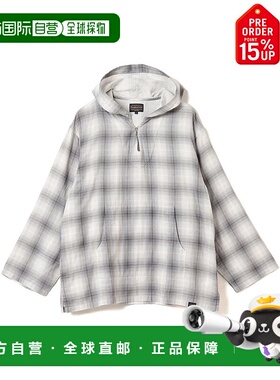 1h可退 日本直邮PENDLETON 男士格纹双层纱布套头连帽衫 79100081