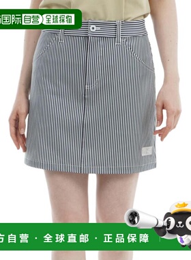日本直邮Admiral GOLF 女士4WAY斜纹条纹高尔夫短裙 ADLA509-NVY