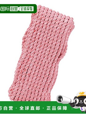 【日本直邮】Sk11藤原产业 彩色麻绳 红12mm×20m 两端环 SKCR-RK