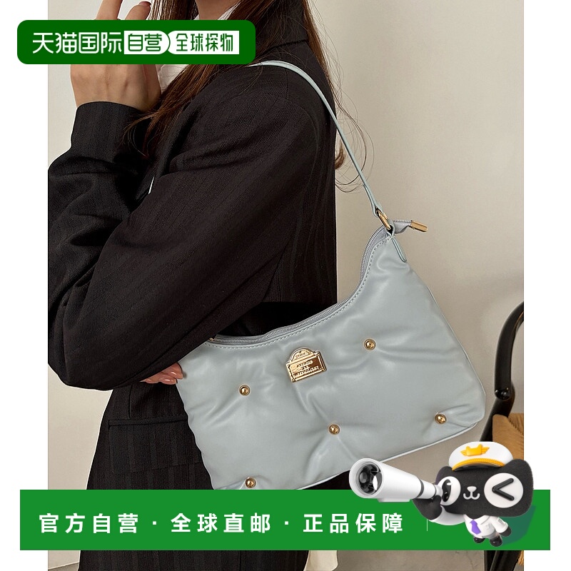 1h可退 日本直邮my twilight 女装 巴黎标志金扣软萌 puff 手提包