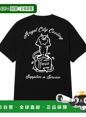 1h可退 日本直邮HUF 男士女士通用印花图案短袖T恤 25M_TS80225