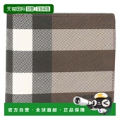 a8900 日本直邮BURBERRY 棕色 8052802 男士 双折钱包