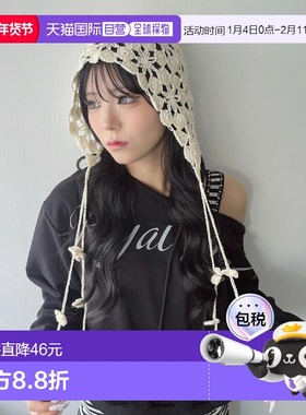 1h可退 日本直邮WEGO 女装 钩编织渔夫帽 多色可搭 MO26SS01SG000