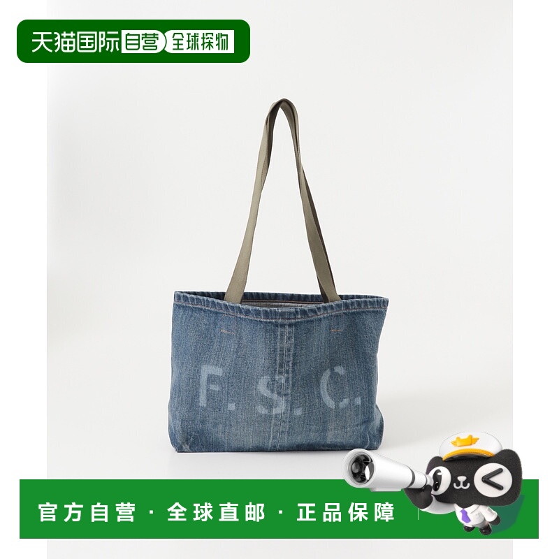 1h可退 日本直邮FREEMANS SPORTING CLUB 男装 牛仔短柄托特包 日