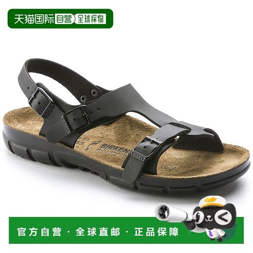 日本直邮Birkenstock 露趾搭扣 沙滩凉鞋 女款 黑色