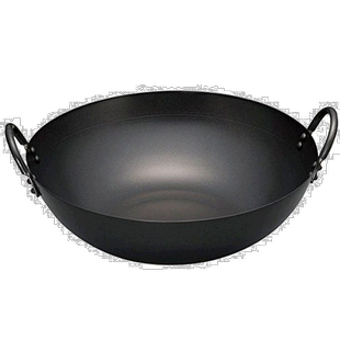 【日本直邮】Hokuriku Alumi北陆铝 中式铁锅 30cm A3178B30