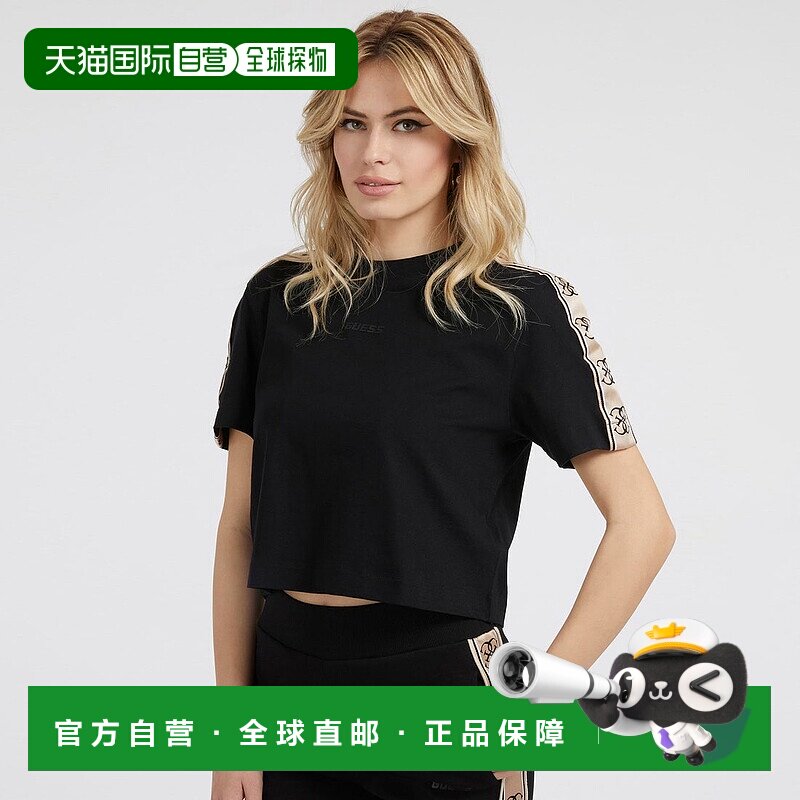 日本直邮Guess Britney Crop Tee女士T恤 [GU1432EW28563]