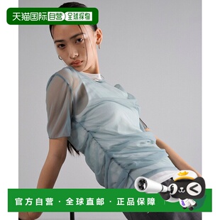 1h可退 日本直邮UNITED TOKYO女装夏日半袖层叠设计感宽松短tee 1