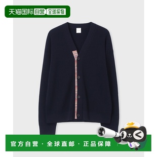 男装 Smith 罗纹针织 四粒扣开衫 条 1h可退 卡片式 日本直邮Paul